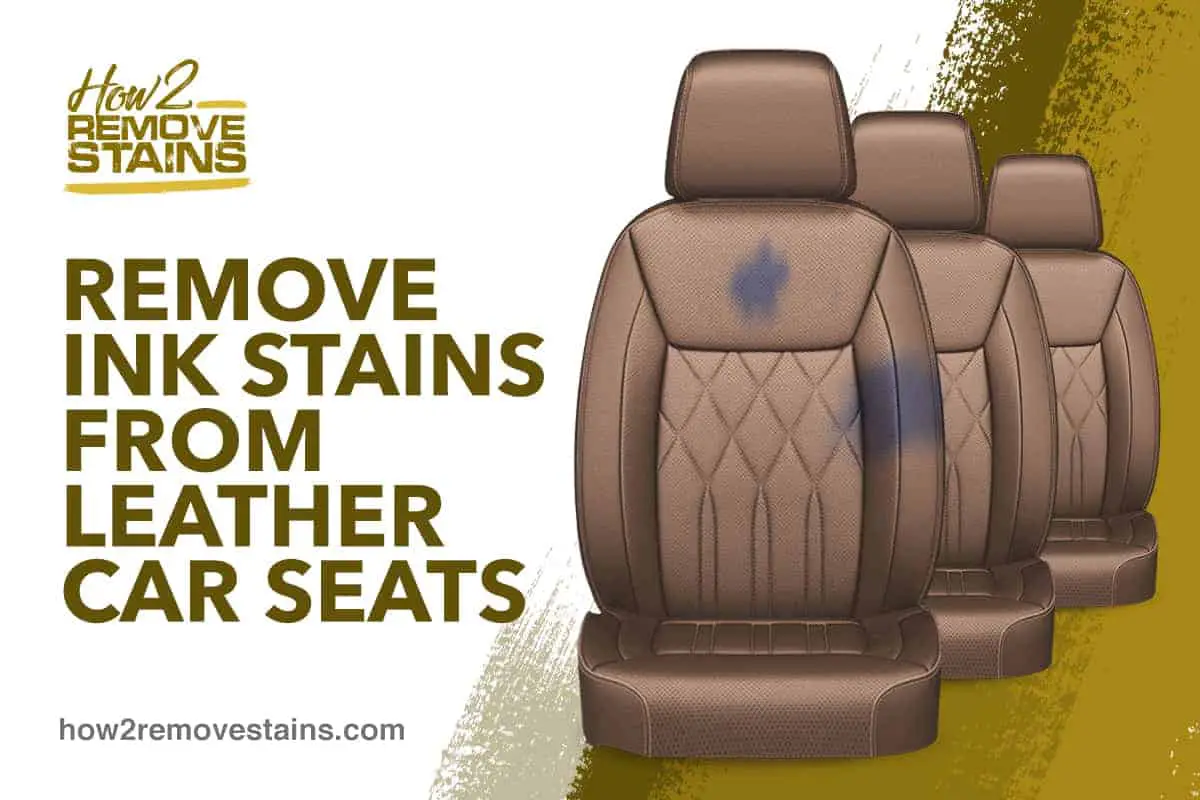 Comment enlever les taches d'encre sur les sièges de voiture en cuir ?